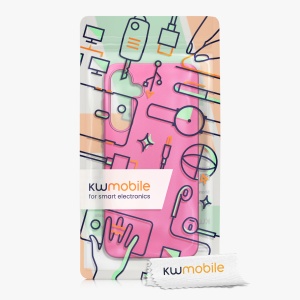 Husa Kwmobile pentru Samsung Galaxy A35, Roz, Silicon, KWM000021PC007C - Img 7