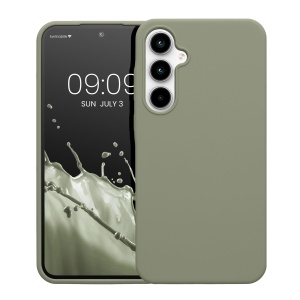 Husa Kwmobile pentru Samsung Galaxy A35, Verde, Silicon, KWM000021PA013C - Img 2