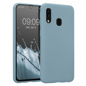 Husa Kwmobile pentru Samsung Galaxy A40, Silicon, Verde, 48547.207 - Img 1
