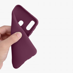 Husa Kwmobile pentru Samsung Galaxy A40, Silicon, Violet, 48547.187 - Img 7