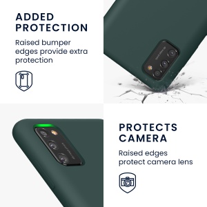 Husa Kwmobile pentru Samsung Galaxy A41, Verde, Silicon, 52301.171 - Img 4