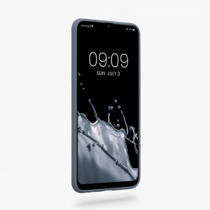 Husa Kwmobile pentru Samsung Galaxy A50, Silicon, Albastru, 48054.202 - Img 3
