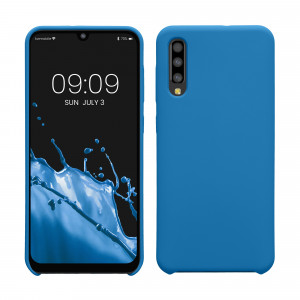 Husa kwmobile pentru Samsung Galaxy A50, Silicon, Albastru, 48715.228 - Img 1