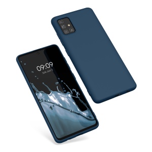 Husa Kwmobile pentru Samsung Galaxy A51, Albastru, Silicon, KWM000010YZ057C - Img 2