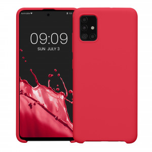Husa Kwmobile pentru Samsung Galaxy A51, Roz, Silicon, 51197.238 - Img 2