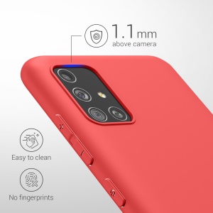 Husa Kwmobile pentru Samsung Galaxy A51, Roz, Silicon, KWM000010YZ059C - Img 4