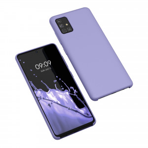 Husa Kwmobile pentru Samsung Galaxy A51, Silicon, Albastru, 51197.108 - Img 2