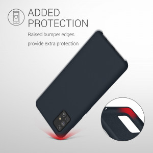 Husa Kwmobile pentru Samsung Galaxy A51, Silicon, Albastru, 51197.186 - Img 6