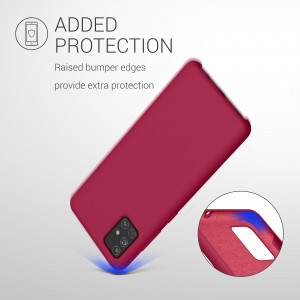 Husa Kwmobile pentru Samsung Galaxy A51, Silicon, Rosu, 51197.229 - Img 6