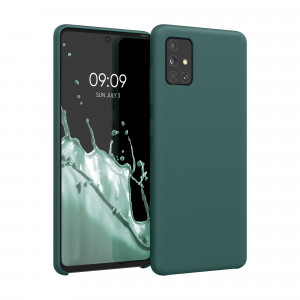 Husa Kwmobile pentru Samsung Galaxy A51, Silicon, Verde, 51197.171 - Img 1