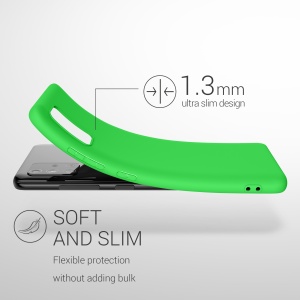 Husa Kwmobile pentru Samsung Galaxy A51, Verde, Silicon, KWM000010YZ055C - Img 6