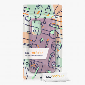 Husa kwmobile pentru Samsung Galaxy A52/Galaxy A52 5G/Galaxy A52s 5G, Silicon, Mov, 54351.230 - Img 4