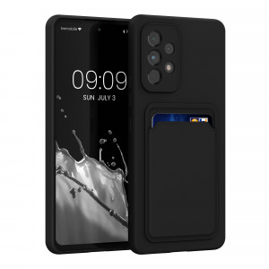 Husa Kwmobile pentru Samsung Galaxy A53 5G, Silicon, Negru, 58146.01 - Img 1