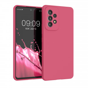 Husa Kwmobile pentru Samsung Galaxy A53 5G, Silicon, Roz, 57835.238 - Img 1