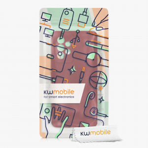Husa kwmobile pentru Samsung Galaxy A53 5G, Silicon, Visiniu, 57835.209 - Img 7