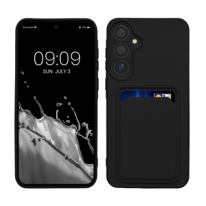 Husa Kwmobile pentru Samsung Galaxy A55 5G, Negru, Silicon, KWM000021TH001C - Img 1