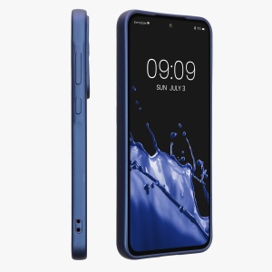 Husa Kwmobile pentru Samsung Galaxy A55, Albastru, Silicon, KWM000021MI002C - Img 4