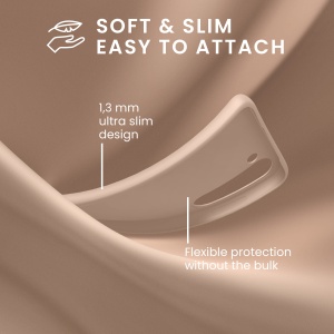 Husa Kwmobile pentru Samsung Galaxy A55, Crem, Silicon, KWM000021MG015C - Img 4