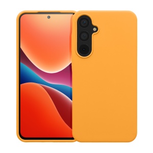 Husa Kwmobile pentru Samsung Galaxy A55, Portocaliu, Silicon, KWM000021ME007C - Img 2