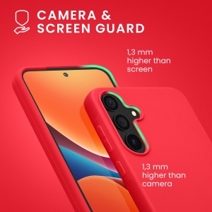 Husa Kwmobile pentru Samsung Galaxy A55, Roz, Silicon, KWM000021MG004C - Img 6