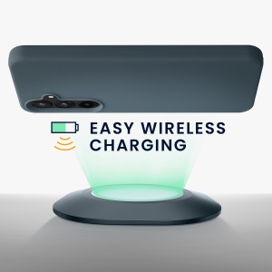 Husa Kwmobile pentru Samsung Galaxy A55, Verde inchis, Silicon, KWM000021ME016C - Img 8