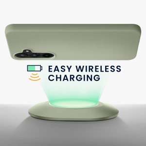 Husa Kwmobile pentru Samsung Galaxy A55, Verde, Silicon, KWM000021MG009C - Img 8