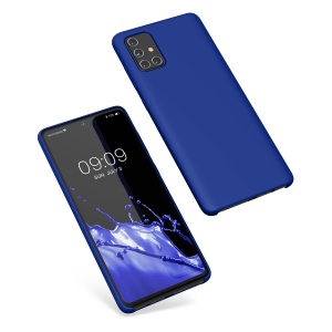 Husa Kwmobile pentru Samsung Galaxy A71, Albastru, Silicon, 51209.134 - Img 2