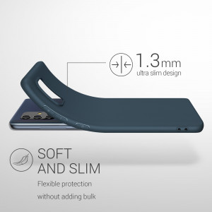 Husa Kwmobile pentru Samsung Galaxy A71, Silicon, Verde, 51208.186 - Img 3
