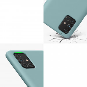 Husa kwmobile pentru Samsung Galaxy A71, Silicon, Verde, 51209.207 - Img 8