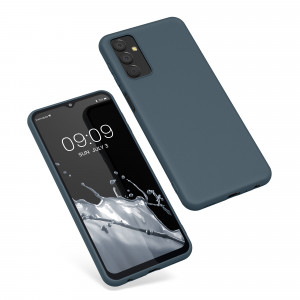 Husa Kwmobile pentru Samsung Galaxy M23 5G, Silicon, Albastru, 57802.202 - Img 2