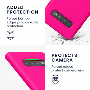 Husa Kwmobile pentru Samsung Galaxy S10 Plus, Silicon, Roz, 49028.77 - Img 4