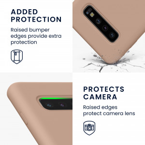 Husa Kwmobile pentru Samsung Galaxy S10, Roz, Silicon, 47732.52 - Img 4