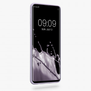 Husa Kwmobile pentru Samsung Galaxy S10, Silicon, Mov, 47447.108 - Img 3