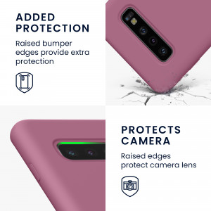 Husa Kwmobile pentru Samsung Galaxy S10, Silicon, Violet, 47732.167 - Img 4