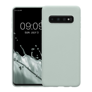 Husa Kwmobile pentru Samsung Galaxy S10, Verde deschis, Silicon, KWM000009MS014C - Img 2