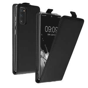 Husa Kwmobile pentru Samsung Galaxy S20 FE, Negru, Piele ecologica/Silicon, KWM000021VK001C - Img 2