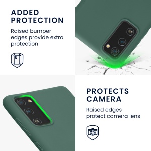 Husa Kwmobile pentru Samsung Galaxy S20 FE, Verde, Silicon, KWM0000121L070C - Img 4