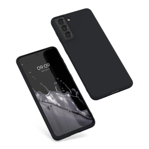 Husa Kwmobile pentru Samsung Galaxy S21, Albastru inchis, Silicon, KWM000012BS043C - Img 2
