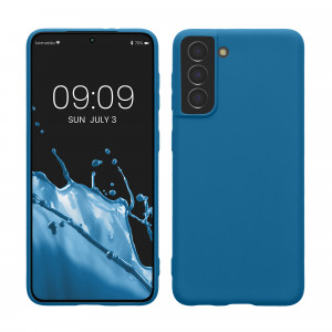 Husa Kwmobile pentru Samsung Galaxy S21, Albastru, Silicon, 54055.228 - Img 1