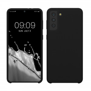 Husa kwmobile pentru Samsung Galaxy S21 Plus, Silicon, Negru, 54066.01 - Img 1