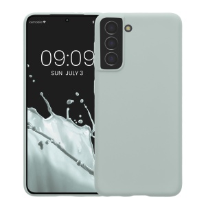 Husa Kwmobile pentru Samsung Galaxy S21, Verde deschis, Silicon, KWM000012BS035C - Img 2
