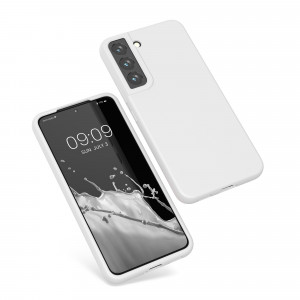 Husa Kwmobile pentru Samsung Galaxy S22, Silicon, Alb, 56756.48 - Img 2