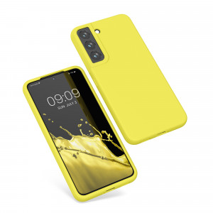 Husa Kwmobile pentru Samsung Galaxy S22, Silicon, Galben, 56756.149 - Img 2
