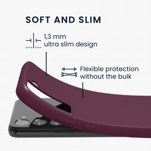 Husa Kwmobile pentru Samsung Galaxy S22, Silicon, Violet, 56758.187 - Img 3