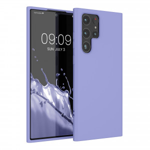 Husa Kwmobile pentru Samsung Galaxy S22 Ultra, Silicon, Albastru, 57570.108 - Img 1