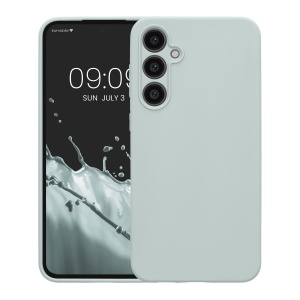 Husa Kwmobile pentru Samsung Galaxy S23 FE, Verde deschis, Silicon, KWM000021LO009C - Img 2