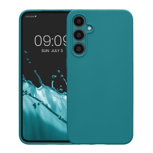 Husa Kwmobile pentru Samsung Galaxy S23 FE, Verde, Silicon, KWM000021LO002C - Img 2