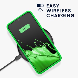 Husa Kwmobile pentru Samsung Galaxy S23, Verde, Silicon, KWM000017WB042C - Img 6