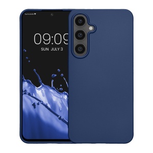 Husa Kwmobile pentru Samsung Galaxy S24 FE, Albastru, Silicon, KWM000021WP003C - Img 2