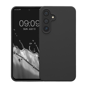 Husa Kwmobile pentru Samsung Galaxy S24 FE, Gri inchis, Silicon, KWM000021WA002C - Img 2